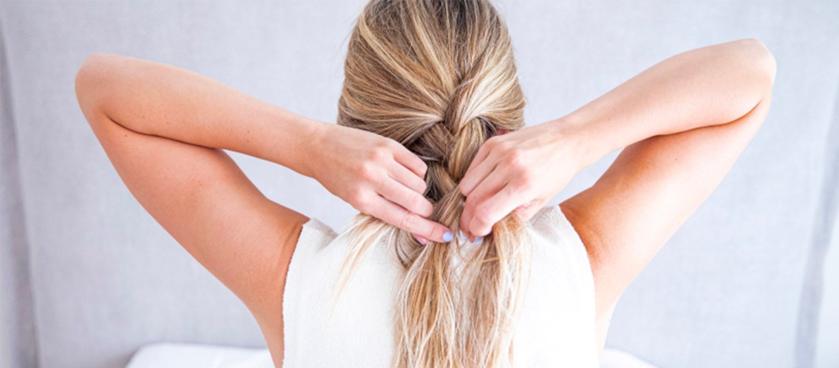 Braided Long Blonde Hair Festival Hairstyle - Garnier